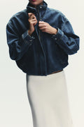 R&B | Klassische Vintage-Inspirierte Jeansjacke
