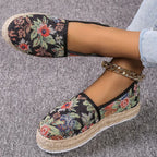 Vintage Plattform Slip-On Schuhe R&B