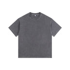 R&B | Schillerndes altes kurzes T-Shirt mit Färbung