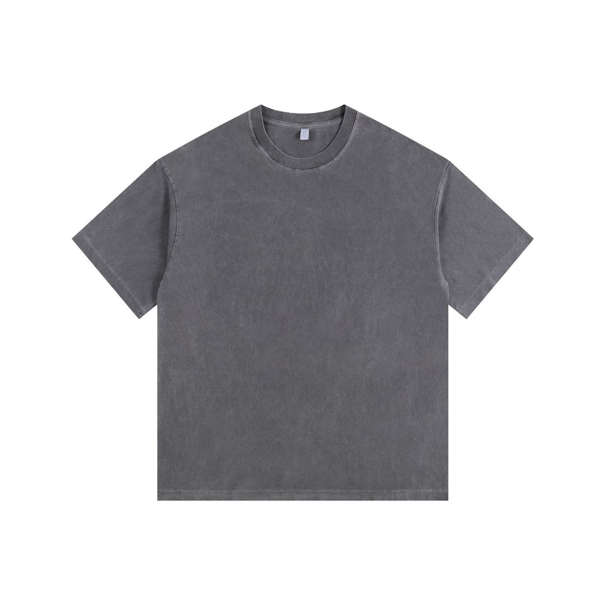 R&B | Schillerndes altes kurzes T-Shirt mit Färbung