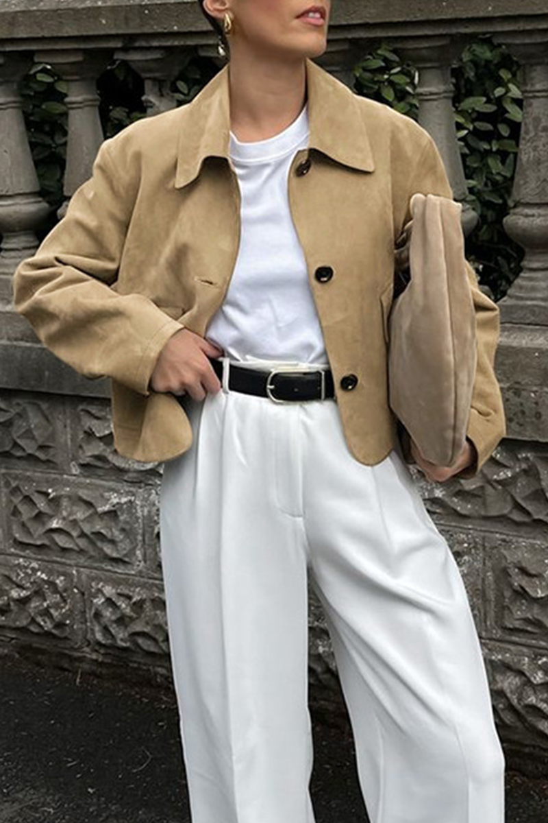 R&B | Freizeitjacke mit Durchgeknöpftem Hemdkragen