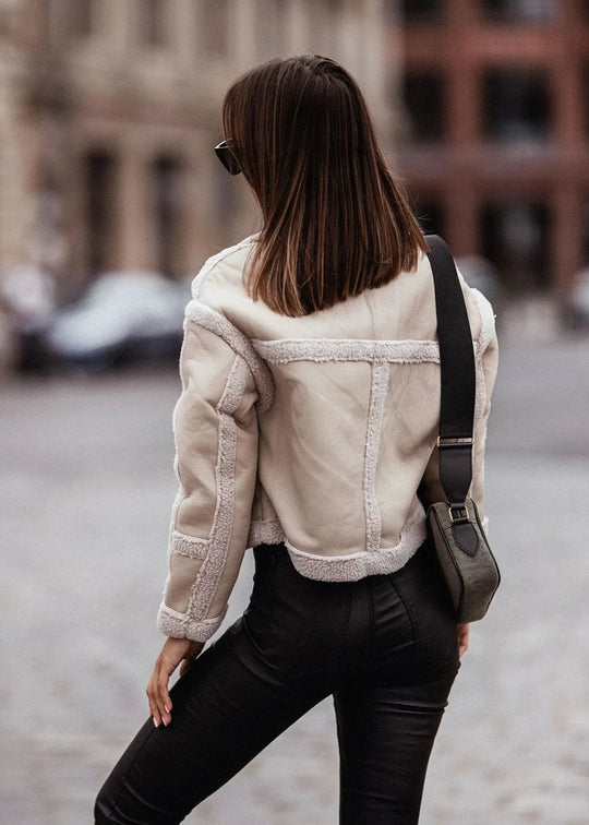 R&B | Fellbesetzte Langarmjacke