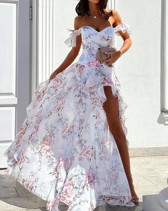 R&B | Elegantes Geblümtes Kleid