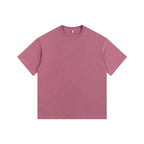 R&B | Schillerndes altes kurzes T-Shirt mit Färbung