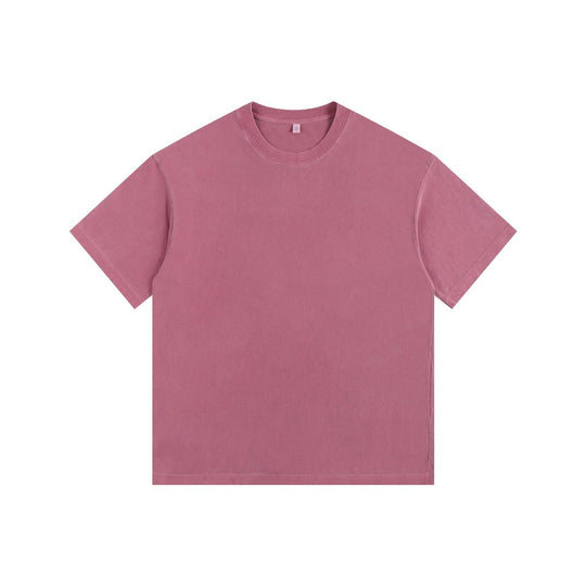 R&B | Schillerndes altes kurzes T-Shirt mit Färbung
