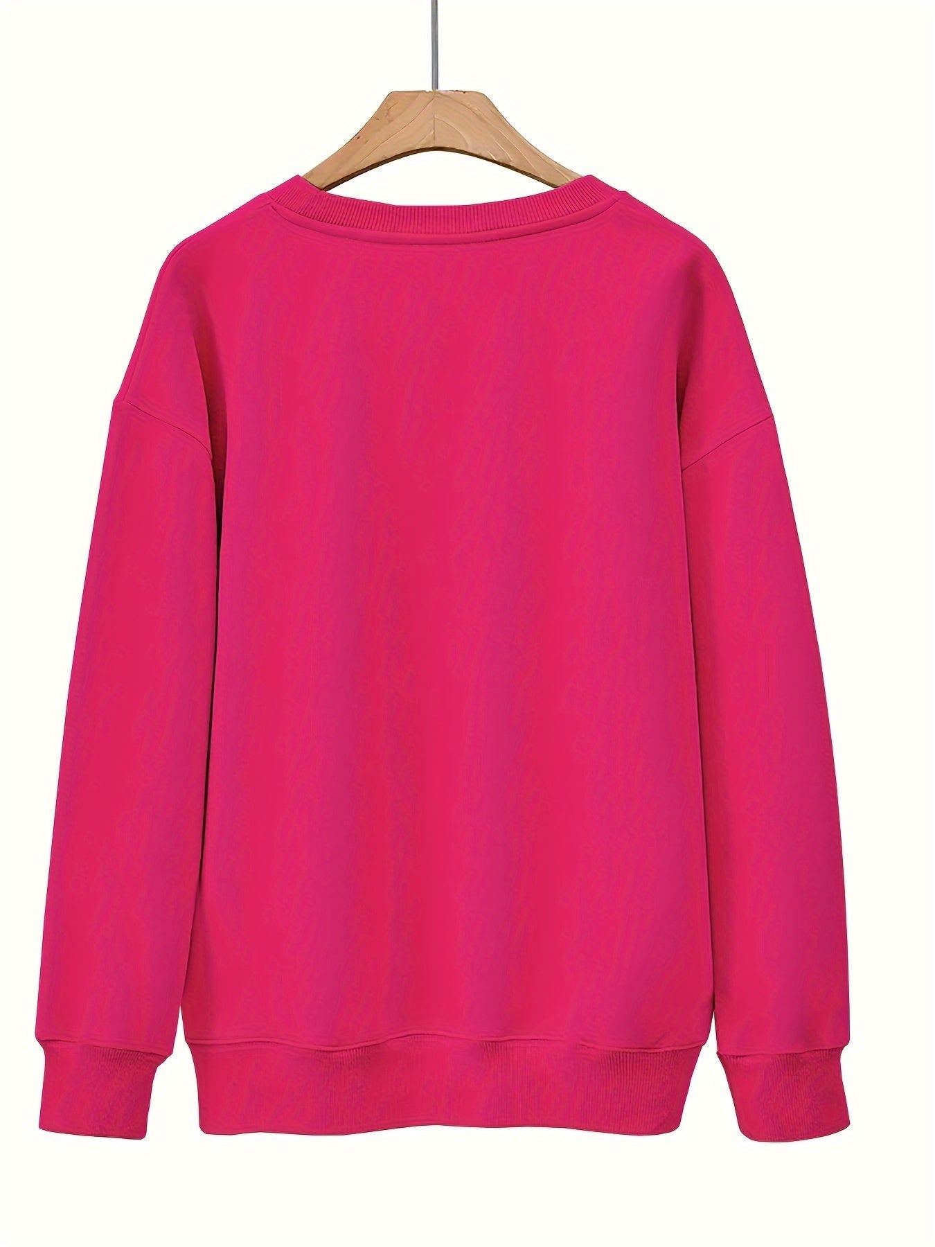 R&B | Sweatshirt mit Künstlerischem Gesicht Baumwolle Trendy und Bequem