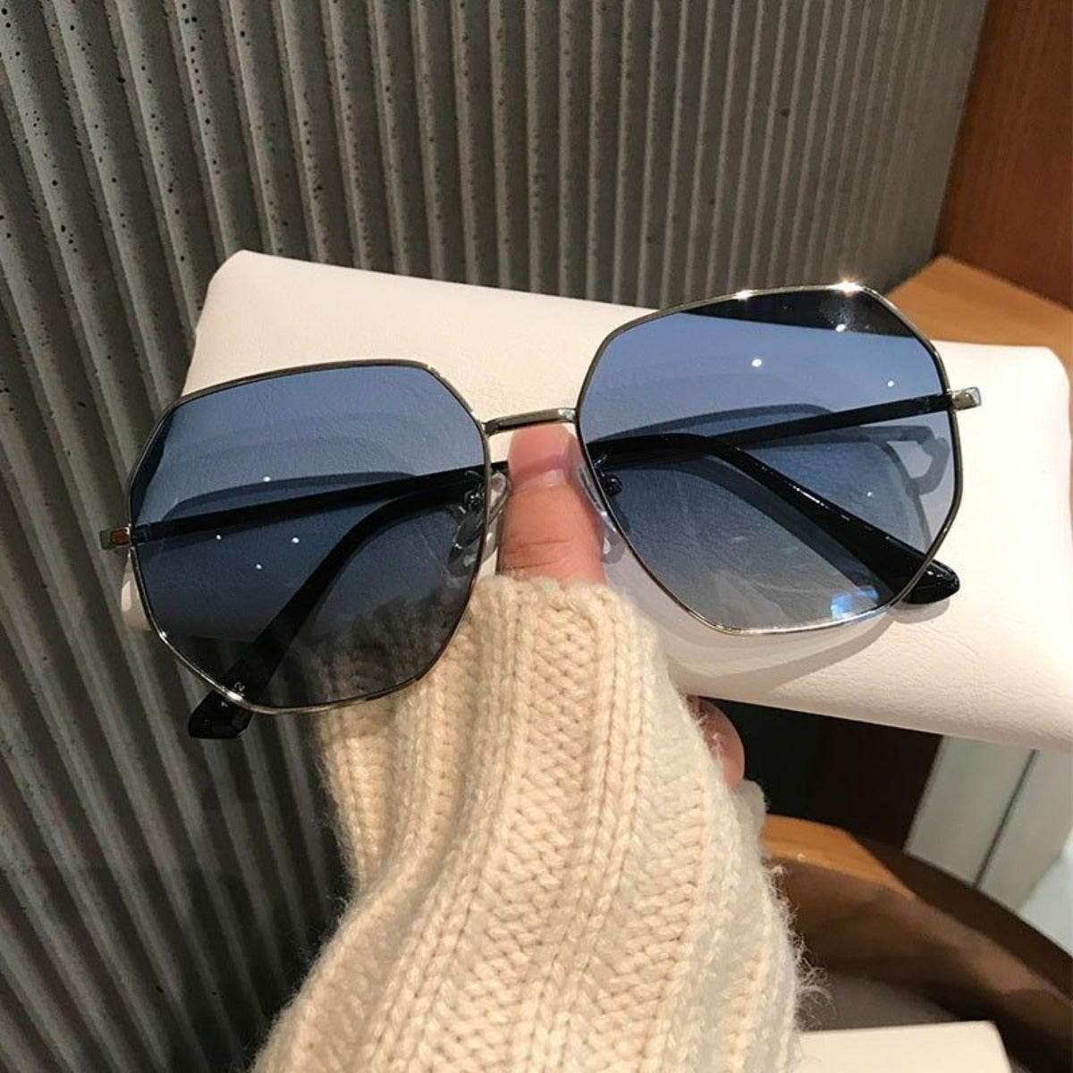 R&B | Polygonale Anti-Ultraviolett-Sonnenschutzbrille