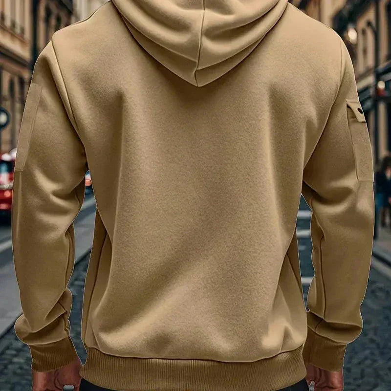 R&B | Herren Sweatshirt mit Kapuze und Taschen