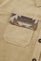 R&B | Aztek-muster Shirtjacke Baumwolle Komfort und Stil