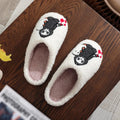 R&B | Cotton slippers with Halloween ghost skull embroidery