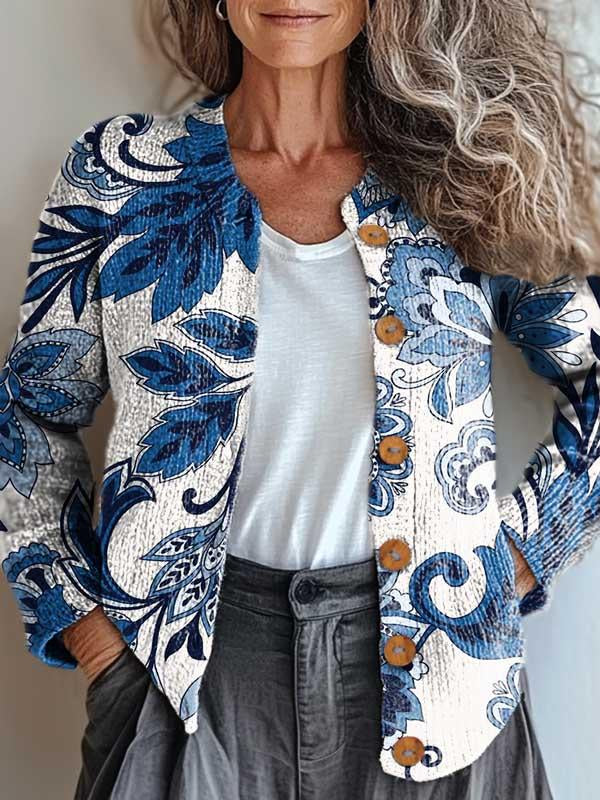 R&B | Blumenmuster Jacke