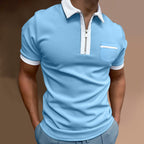 R&B | Schmal geschnittenes Taschen-Poloshirt