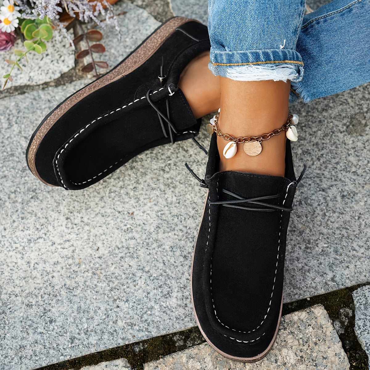 Bequeme und leichte Damen-Sneaker ohne Schnürsenkel R&B R&B