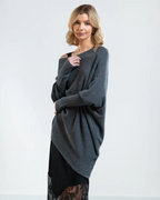 R&B | Asymmetrisch Drapierter Pullover