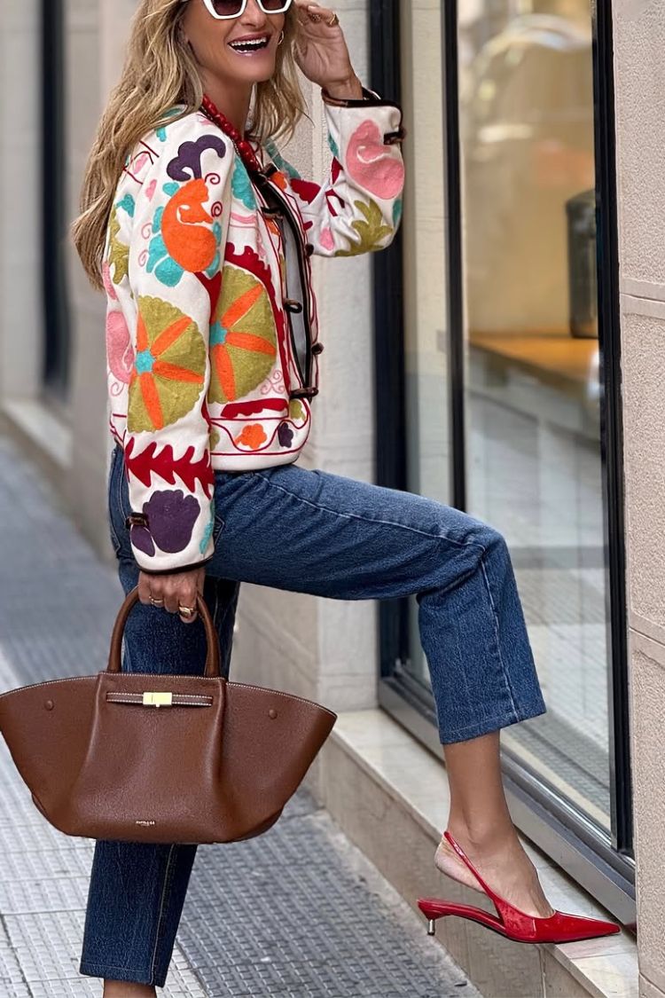 R&B | bestickte Jacke