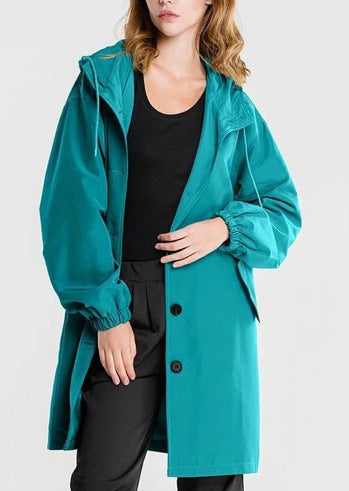 R&B | Kapuzen-Windbreaker Übergroße Regenjacke Für Frauen Ideal für Outdoor-Aktivitäten