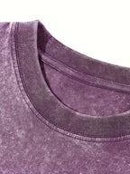 R&B | Baumwoll-T-Shirt mit Rundhalsausschnitt