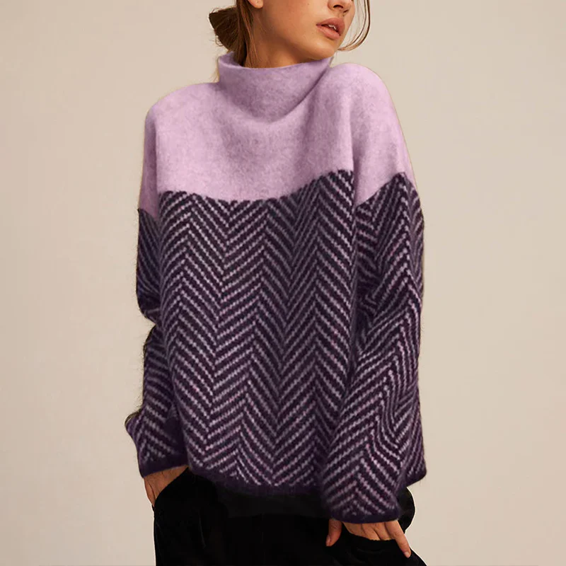 R&B | Grobstrick Rollkragenpullover