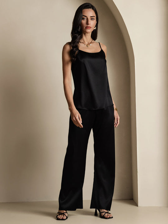 R&B | Seide Entspannt Spaghettiträger Camisole Top