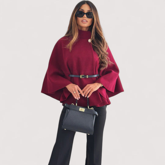 R&B | Elegante Schmetterlingsjacke mit Gürtel