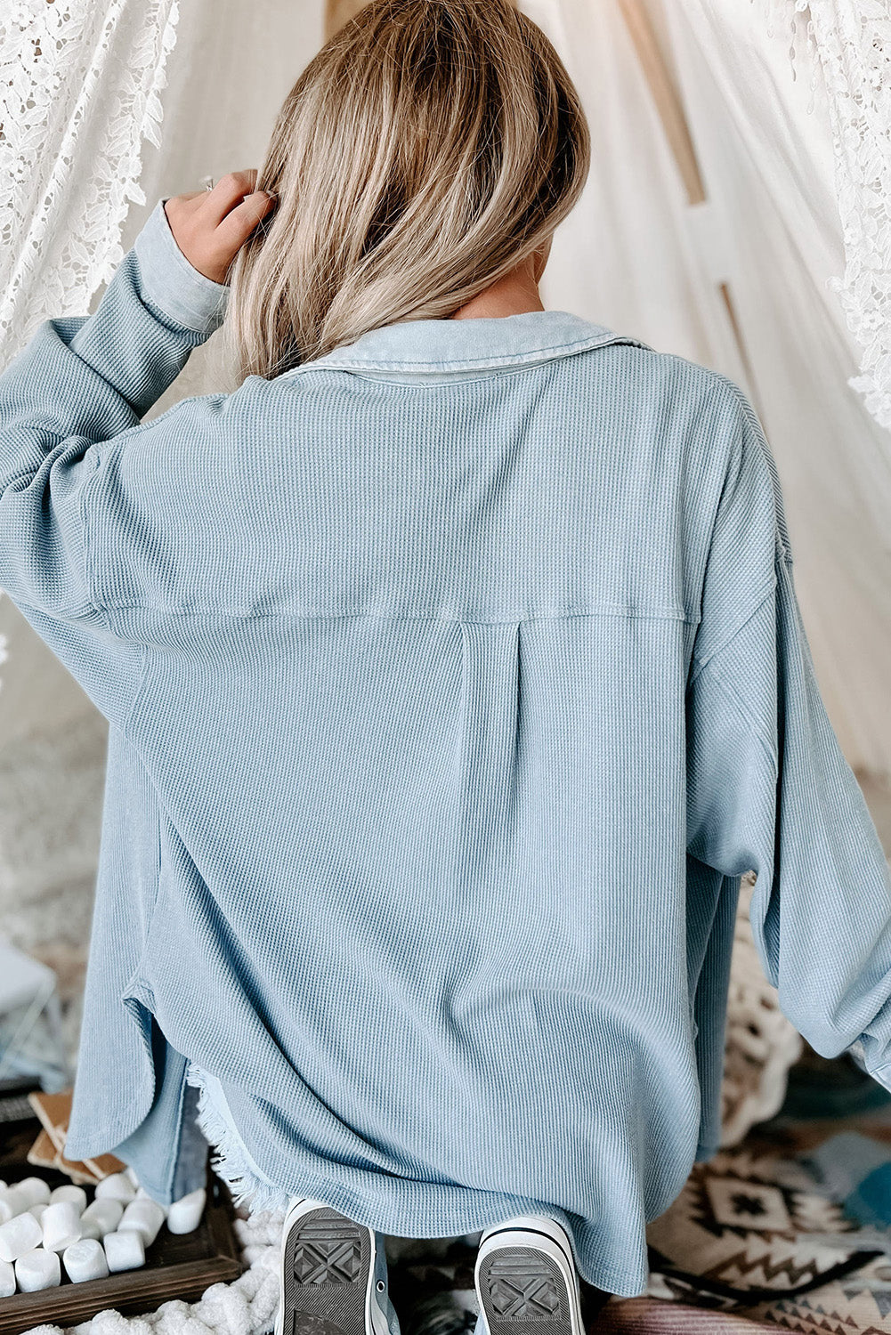 R&B | Klassische Hemdjacke Corduroy Moderner Stil