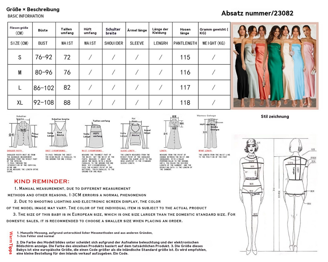 R&B | Satin hohles rückenfreies Schlauchtop-Kleid