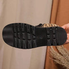 R&B | Damen Leoparden Martin Stiefel