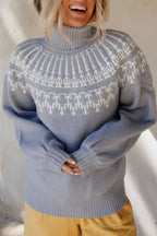R&B | Weihnachts Verdickte Rollkragen Langarm Gestrickter Pullover