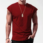 R&B | Einfarbiges Weste-T-Shirt