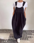 R&B | Kleid Lässig Einfarbig Hosenträger