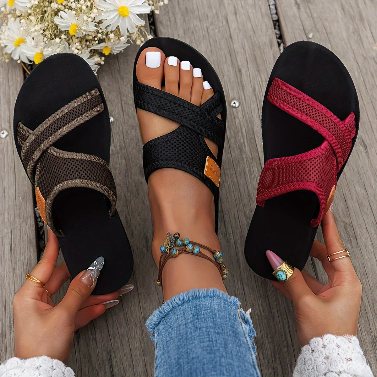 R&B | Lässige Riemchensandalen