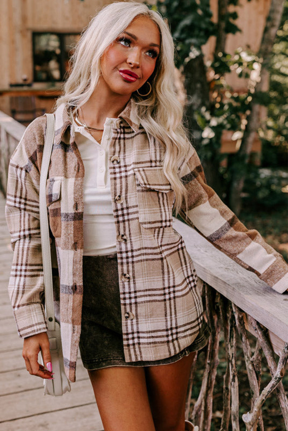 R&B | Lässiges Karierter Overshirt Zeitloses Design und Komfort Perfekt für Layering