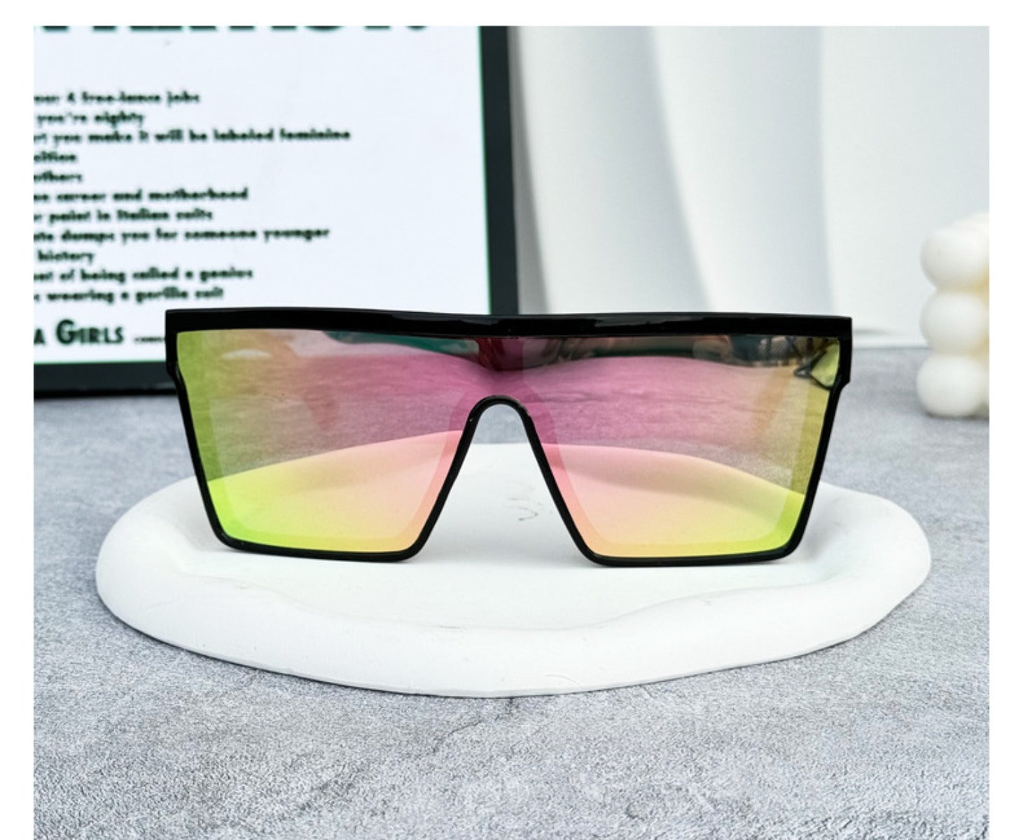 R&B | Punk-Sonnenschutz einteilige Sonnenbrille