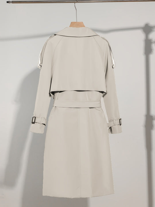 R&B | Mantel mit Gürtel-Design Casual Plus Size für Frauen Perfekt für lässige Tage