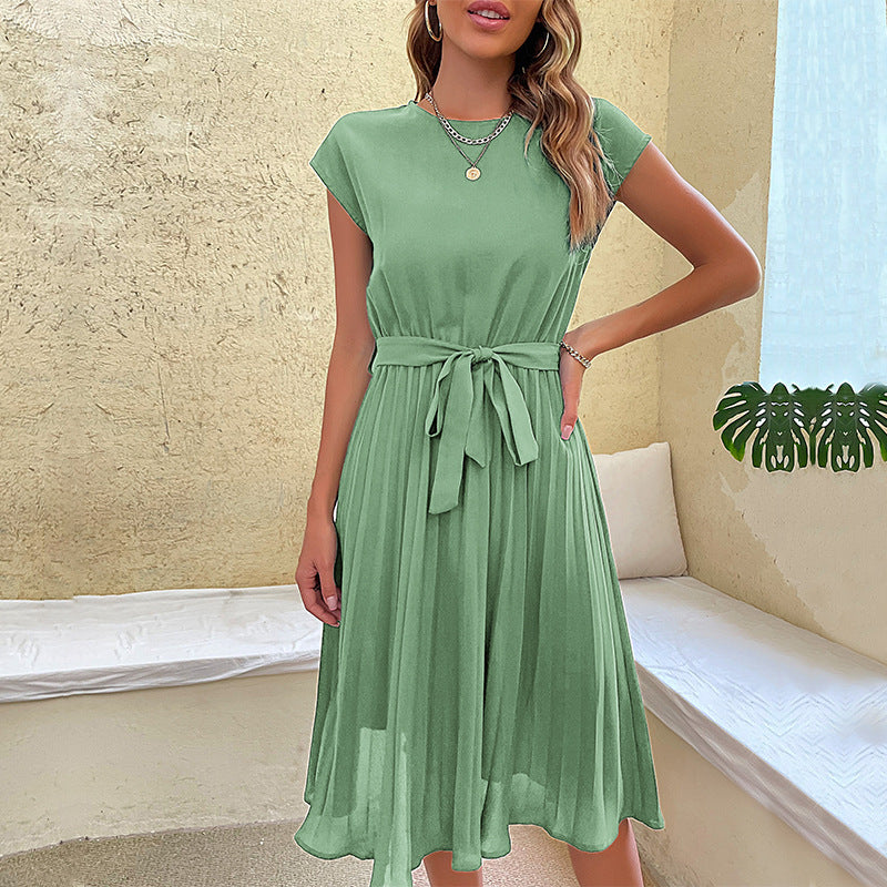 R&B | Mint Green Pleated Dress