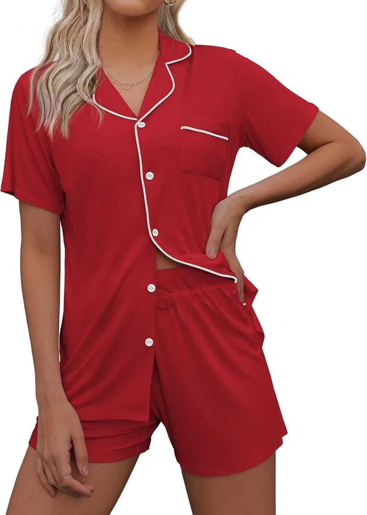 R&B | Strickjacke Revers Loungewear Set