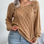 R&B | Zopfmuster Pullover mit Strukturmuster