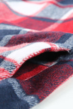 R&B | Gitter Oversized Jacke mit Kapuze Lässiger Komfort Warm und Trendy
