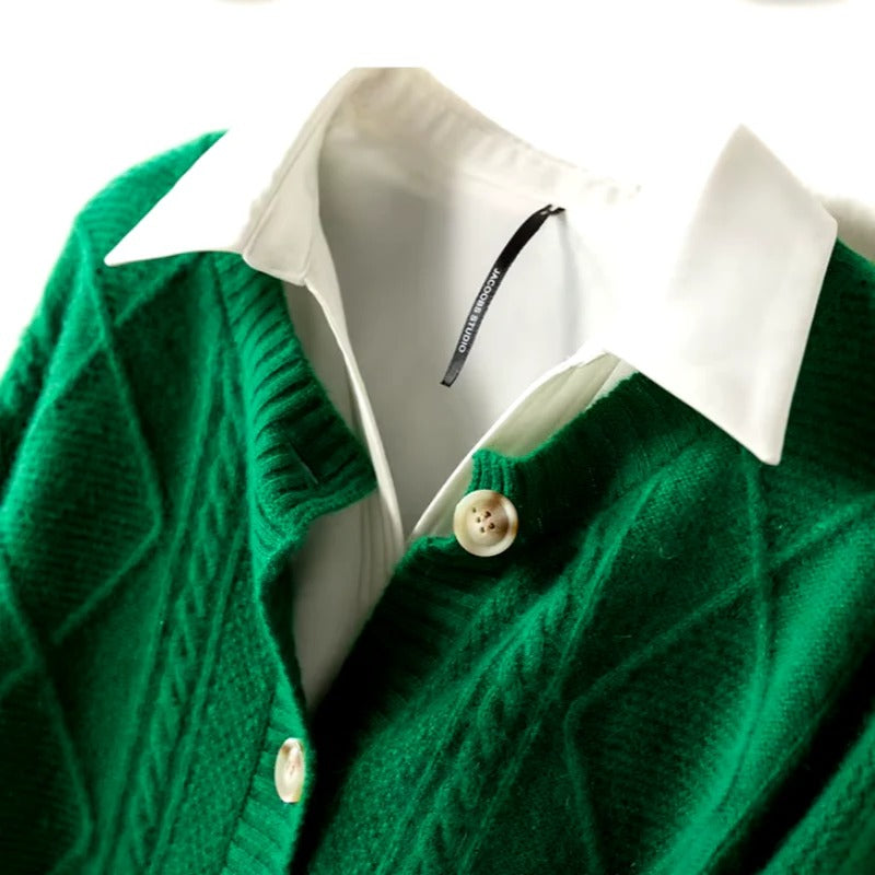 R&B | Luxus Strickjacke