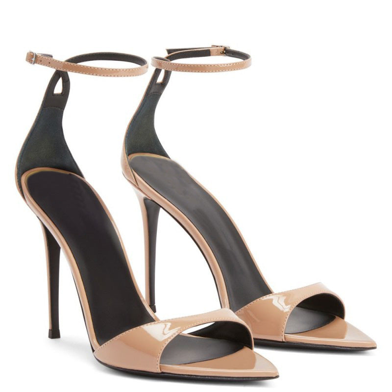 R&B | Sommer Neue Spitzzehen Offene Zehen Riemen Stiletto Sandalen Damen