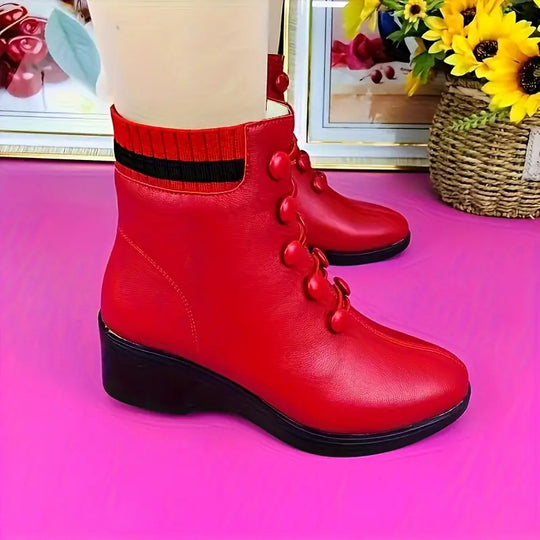 Lässige Stiefeletten mit Keilabsatz R&B R&B