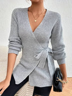 R&B | Damen-Wickel-Strickjacke