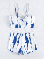 R&B | Schlitzbadeanzug mit hoher Taille und flachem Winkel