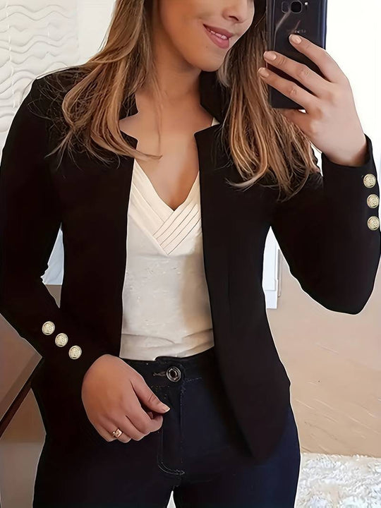 R&B | Freizeit Damen Blazer Mit Knöpfen