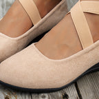R&B | Einfache Damen Ballerinas aus Atmungsaktivem Samt