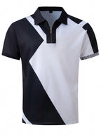 R&B | Kurze Ärmel mit Reißverschluss bedruckt