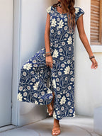 R&B | Lockerer Jumpsuit mit Blumendruck
