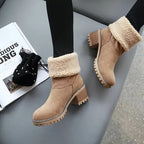 R&B | Winter-Mid-Tube-Zwei-Trage-Schnee-Stiefel