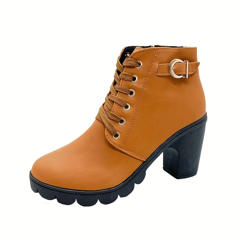 Schnürstiefelette Mit Absatz Sophia R&B