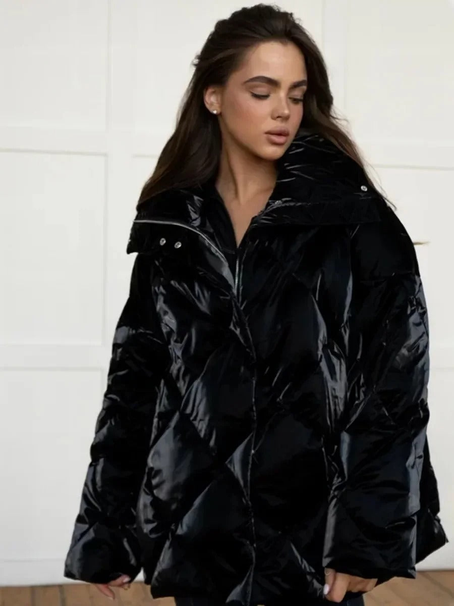 R&B | Oversized Puffer mit Reißverschluss